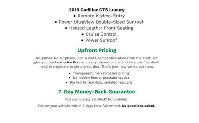 2010 Cadillac CTS 4dr Sdn 3.0L Luxury AWD
