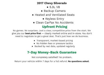 2017 Chevrolet Silverado 1500 4WD Double Cab 143.5 LTZ w/2LZ