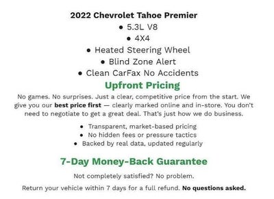 2022 Chevrolet Tahoe 4WD 4dr Premier