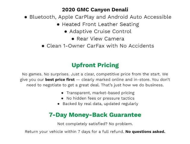 2020 GMC Canyon 4WD Crew Cab 128 Denali