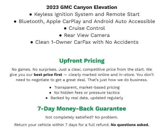 2023 GMC Canyon 2WD Crew Cab Elevation