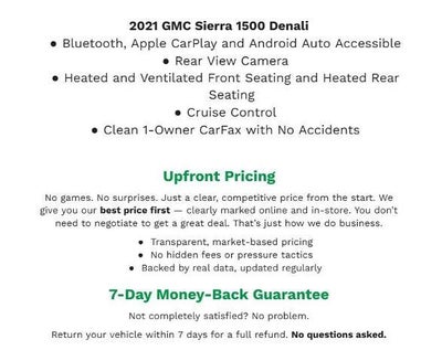2021 GMC Sierra 1500 4WD Crew Cab 147 Denali