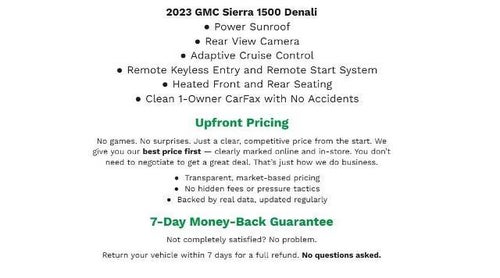 2023 GMC Sierra 1500 4WD Crew Cab 147 Denali