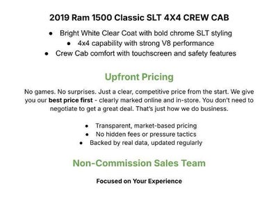 2019 RAM 1500 Classic CREW CAB