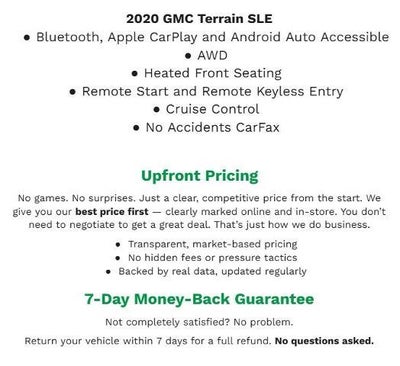 2020 GMC Terrain AWD 4dr SLE