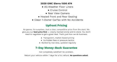 2020 GMC Sierra 1500 4WD Crew Cab 147 AT4