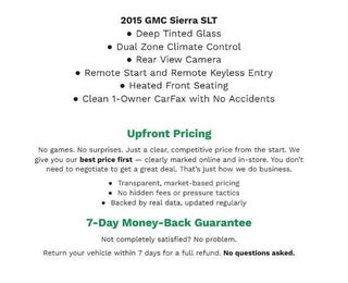 2015 GMC Sierra 1500 4WD Crew Cab 143.5 SLT