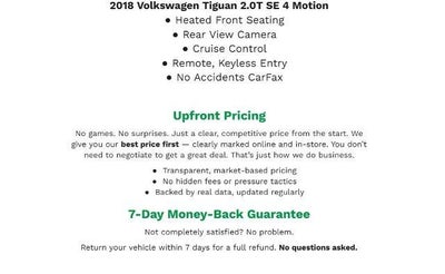 2018 Volkswagen Tiguan 2.0T SE 4MOTION