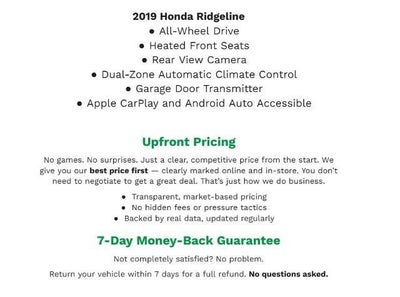 2019 Honda Ridgeline RTL-E AWD