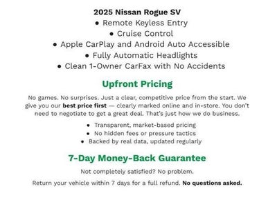 2025 Nissan Rogue AWD SV