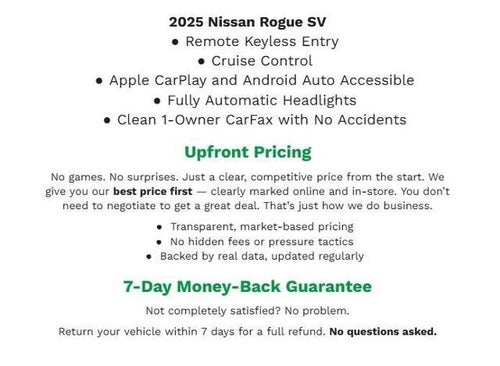 2025 Nissan Rogue AWD SV