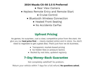 2024 Mazda Mazda CX-50 2.5 S Preferred Package AWD
