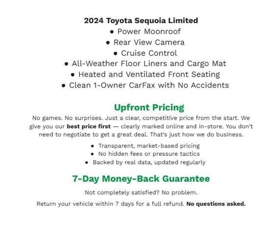 2024 Toyota Sequoia Limited 4WD