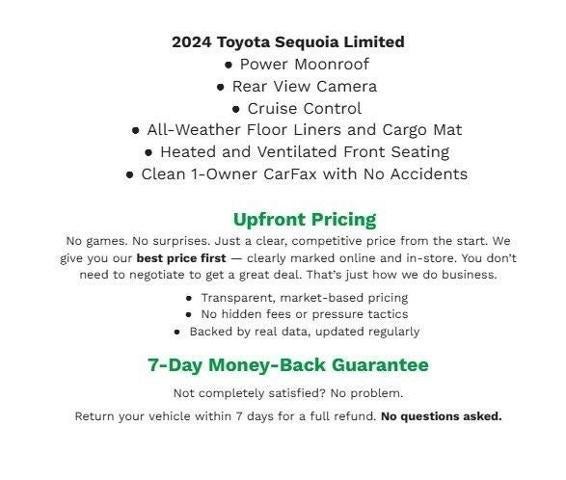 2024 Toyota Sequoia Limited 4WD