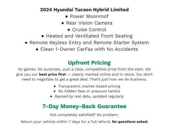 2024 Hyundai Tucson Hybrid Limited AWD