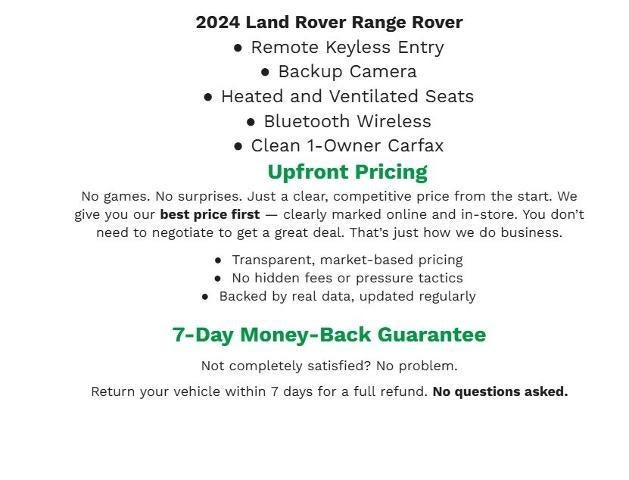 2024 Land Rover Range Rover Sport P400 Dynamic SE