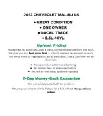 2013 Chevrolet Malibu LS