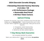 2024 Chevrolet Corvette Stingray 1LT