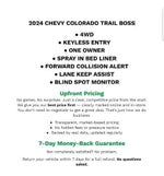 2024 Chevrolet Colorado Trail Boss