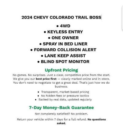 2024 Chevrolet Colorado Trail Boss