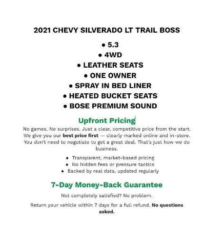 2021 Chevrolet Silverado 1500 LT Trail Boss