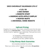 2022 Chevrolet Silverado 1500 LTD LT