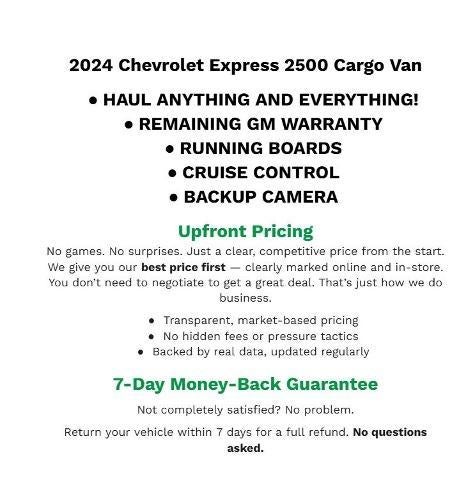 2024 Chevrolet Express Cargo 2500 Base