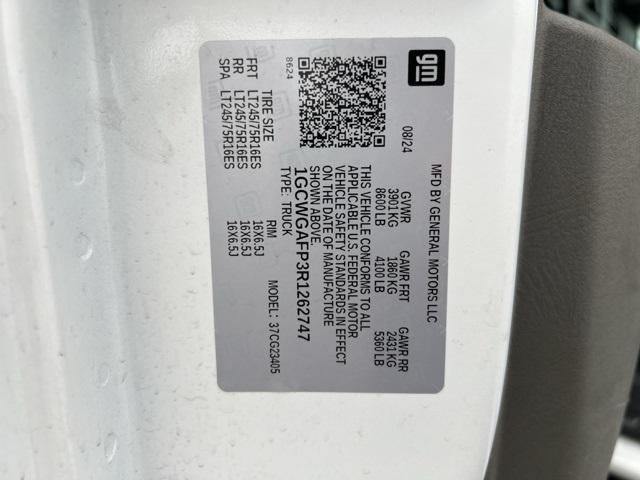 2024 Chevrolet Express Cargo 2500 Base