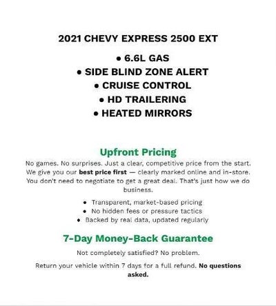 2021 Chevrolet Express Cargo 2500 Base