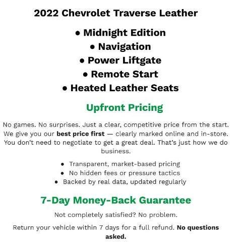 2022 Chevrolet Traverse LT Leather
