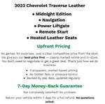 2022 Chevrolet Traverse LT Leather Midnight/Sport Edition