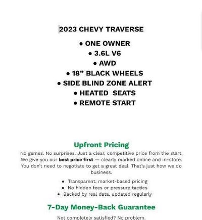 2023 Chevrolet Traverse LT Cloth