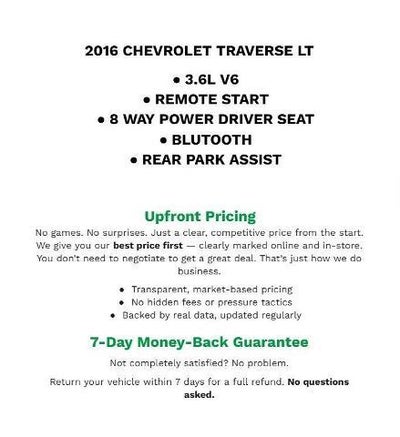 2016 Chevrolet Traverse LT