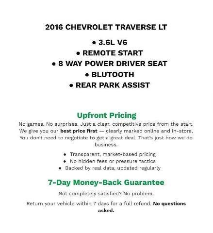 2016 Chevrolet Traverse LT