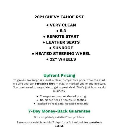 2021 Chevrolet Tahoe RST