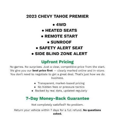 2023 Chevrolet Tahoe Premier