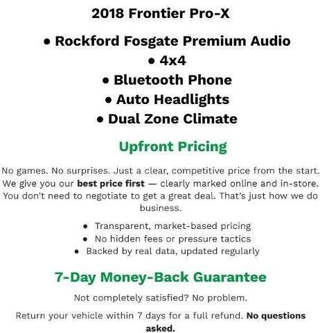 2018 Nissan Frontier PRO-4X