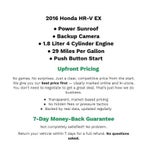 2016 Honda HR-V EX