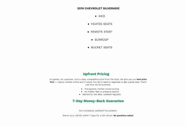 2019 Chevrolet Silverado 1500 LT Trail Boss