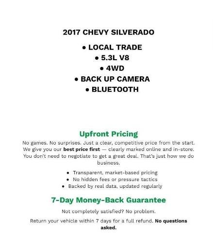 2017 Chevrolet Silverado 1500 LT