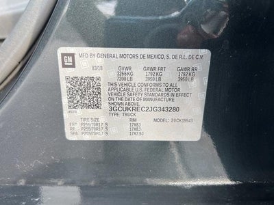 2018 Chevrolet Silverado 1500 LT