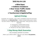 2025 Kia K4 LXS