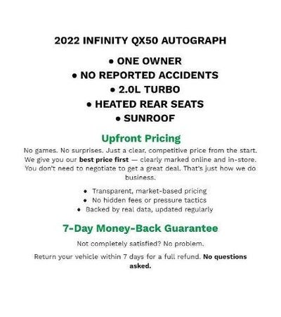 2022 INFINITI QX50 AUTOGRAPH AWD