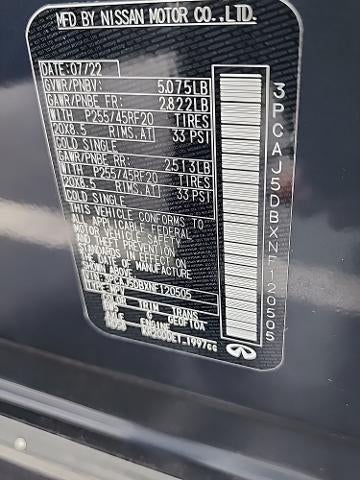 2022 INFINITI QX50 AUTOGRAPH AWD