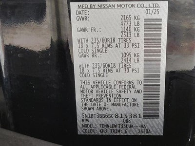 2025 Nissan Rogue SV