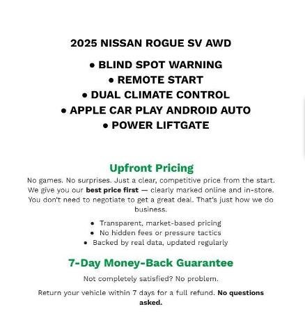 2025 Nissan Rogue SV