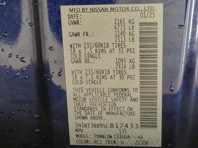 2025 Nissan Rogue SV