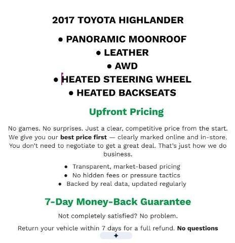 2017 Toyota Highlander Hybrid Limited