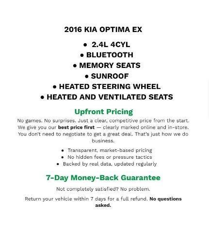 2016 Kia Optima EX