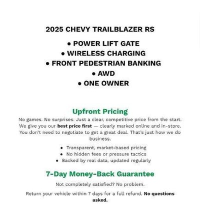 2025 Chevrolet Trailblazer RS